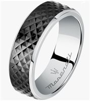 Anello Maserati Uomo RINGS in Acciaio JM422AVD11019 - JM422AVD11019